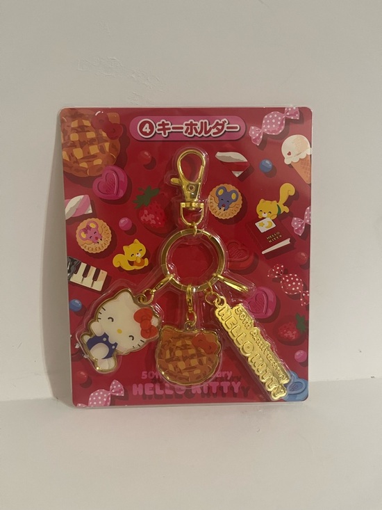Sanrio Accessories - Hello Kitty 50th Anniversary Keychain